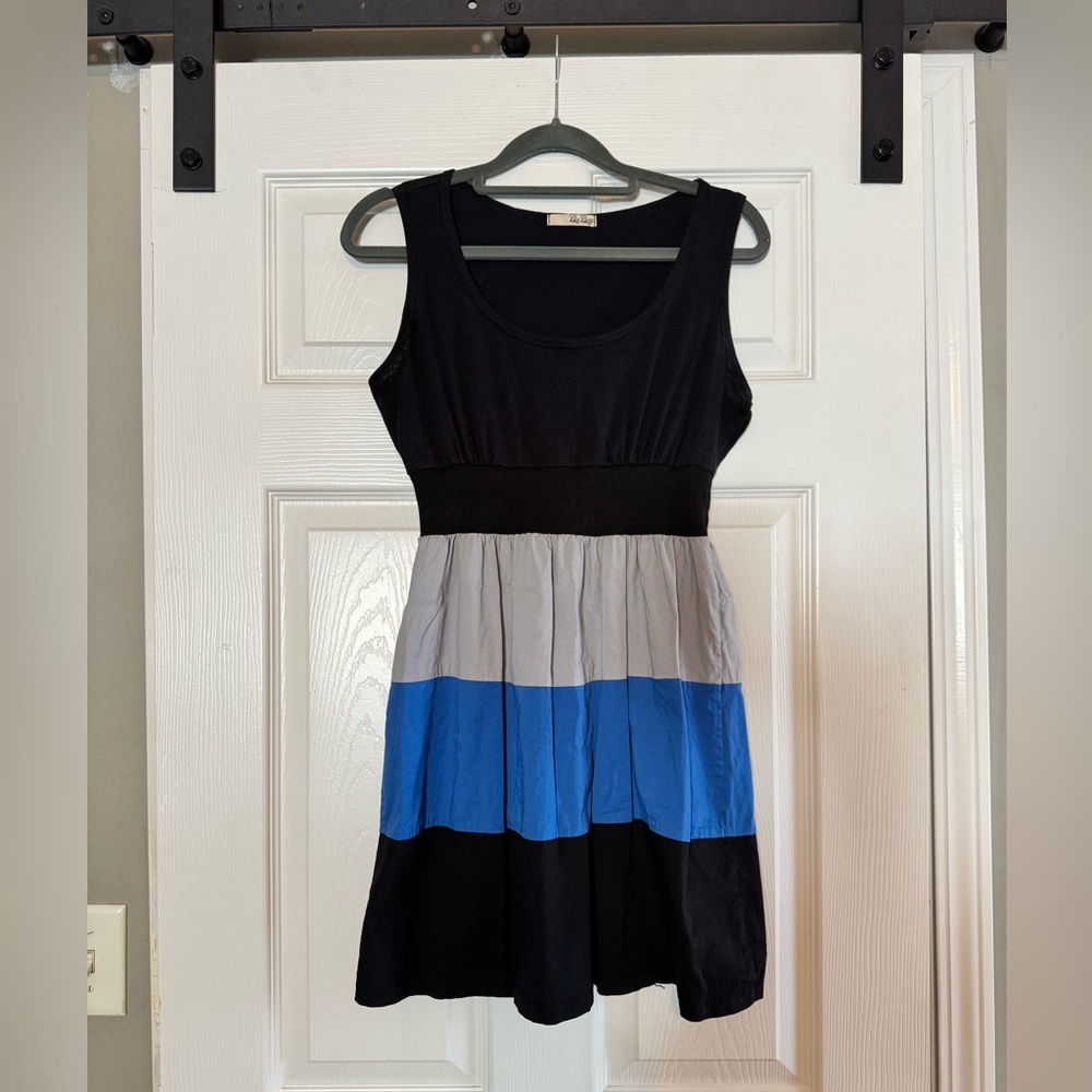 BeBop Colorblock Mini Tank Dress